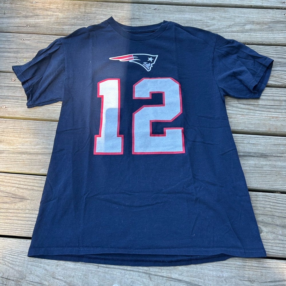 Navy Blue Tom Brady Patriots T-Shirt